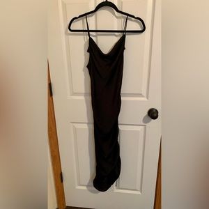 Gorgeous midi or mini free people satin dress.